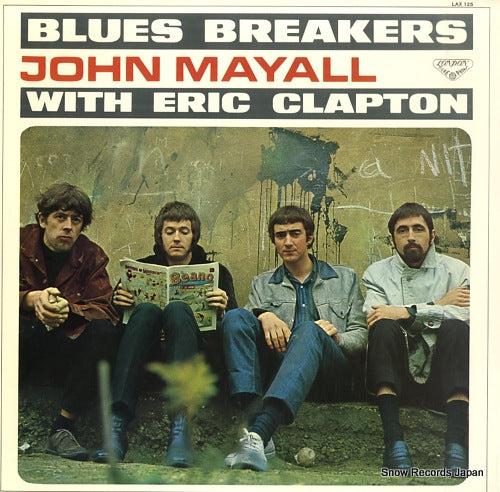 MAYALL, JOHN, AND THE BLUES BREAKERS WITH ERIC CLAPTON john mayall and eric clapton LAX125