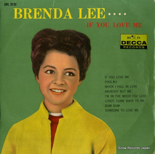 LEE, BRENDA if you love me JDL2131