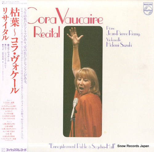 VAUCAIRE, CORA recital 28PP-1