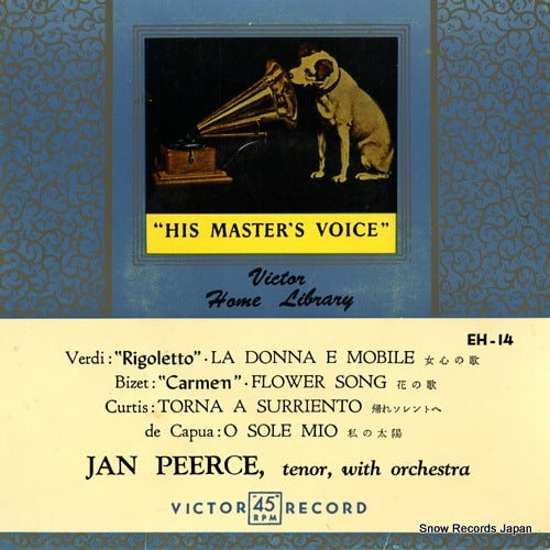 PEERCE, JAN verdi; la donna e mobile "rigoletto"act 4 EH-14