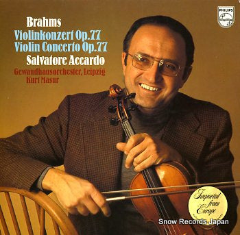ACCARDO, SALVATORE brahms; violinkonzert op.77 9500624