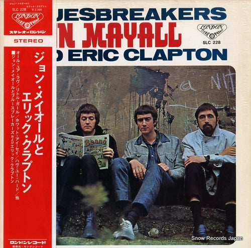 MAYALL, JOHN, AND THE BLUESBREAKERS WITH ERIC CLAPTON john mayall and eric clapton SLC228