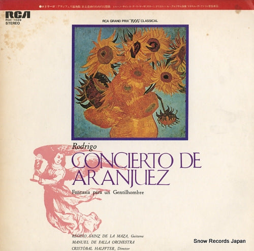 HALFFTER, CRISTOBAL rodrigo; concierto de aranjuez RGC-1029