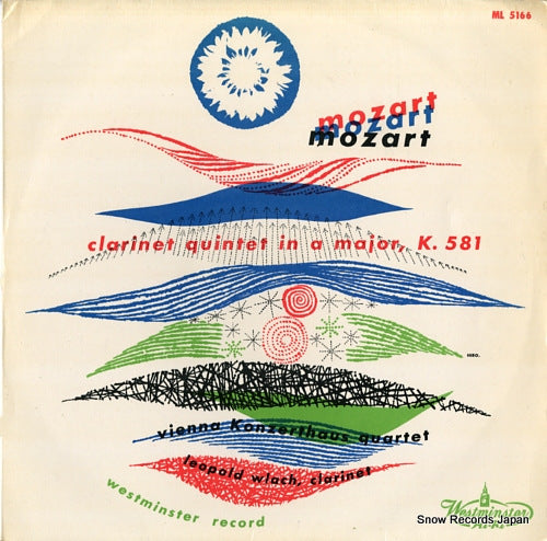 WLACH, LEOPOLD mozart; clarinet quintet in a major, k.581 ML5166