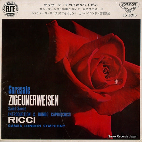 RICCI, RUGGIERO sarasate; zigeunerweisen,op.20,no.1 LS5013
