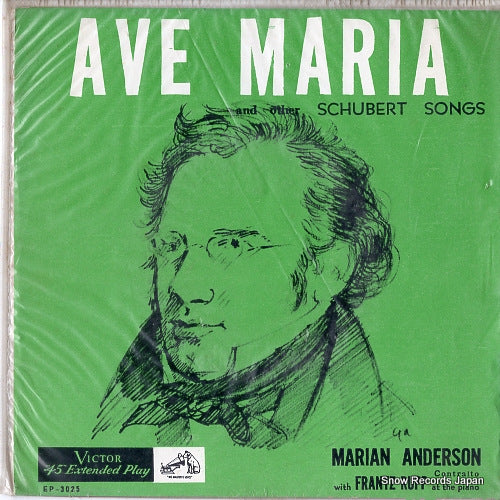 ANDERSON, MARIAN schubert; ave maria EP-3025