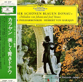 KARAJAN, HERBERT VON strauss; an der schonen blauen donau MG2257