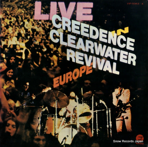 CREEDENCE CLEARWATER REVIVAL live in europe VIP-5063
