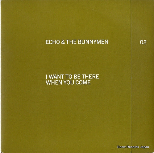 ECHO AND THE BUNNYMEN i want to be there when you come LON399