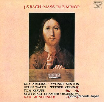 MUNCHINGER, KARL bach; mass in b minor K18C-9197/8