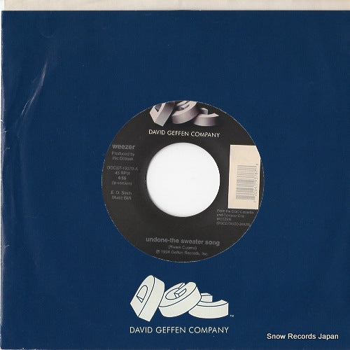 WEEZER undone - the sweater song DGCS7-19378