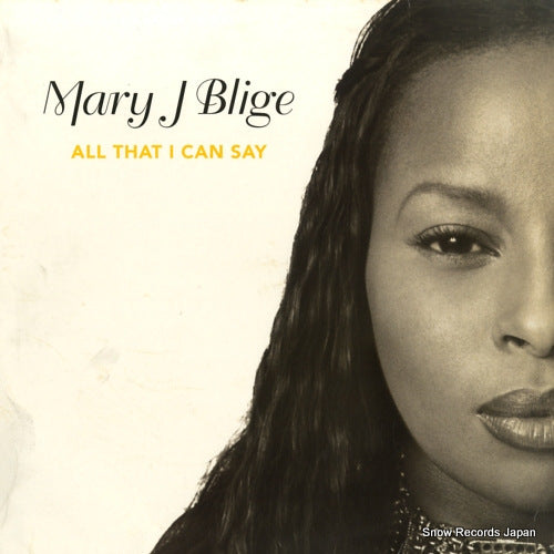 BLIGE, MARY J. all that i can say MCST40215 / 155617-1