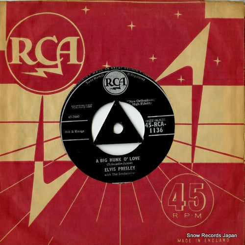 PRESLEY, ELVIS a big hunk o'love 45-RCA-1136