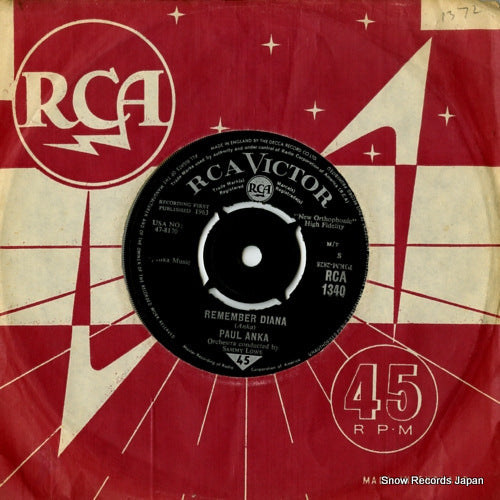 ANKA, PAUL remember diana RCA1340