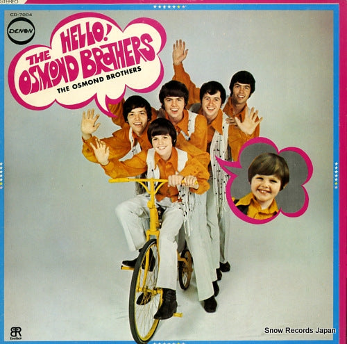 OSMOND BROTHERS, THE hello! the osmond brothers CD-7004