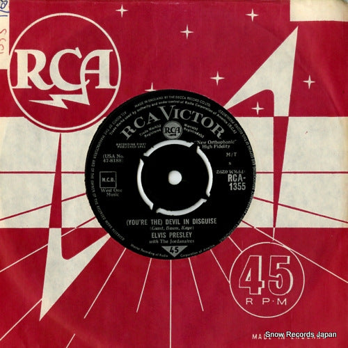 PRESLEY, ELVIS (you're the) devil in disguise RCA-1355
