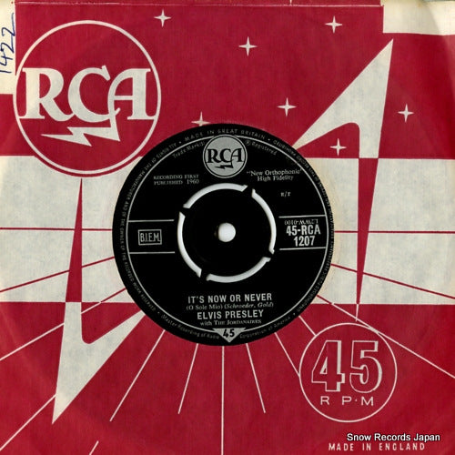 PRESLEY, ELVIS it's now or never 45-RCA-1207