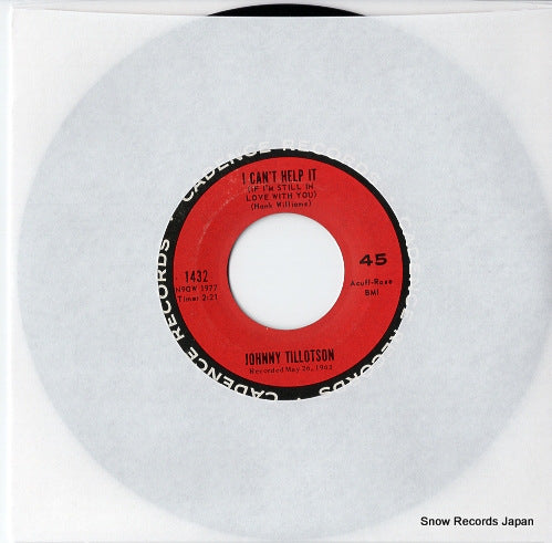 TILLOTSON, JOHNNY i can't help it CADENCE1432