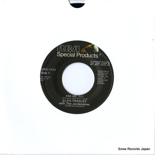 PRESLEY, ELVIS ask me / the girl of my best friend URC-1113