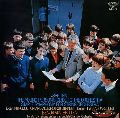 BRITTEN, BENJAMIN britten; the youg person's guide to the orchestra SLC8076
