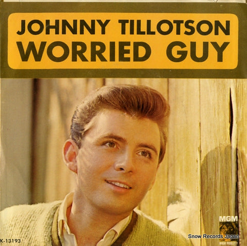 TILLOTSON, JOHNNY worried guy K-13193