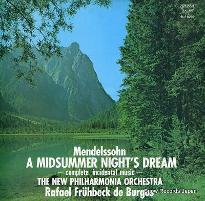 DE BURGOS, RAFAEL FRUHBECK mendelssohn; a midsummer night's dream SLA6209
