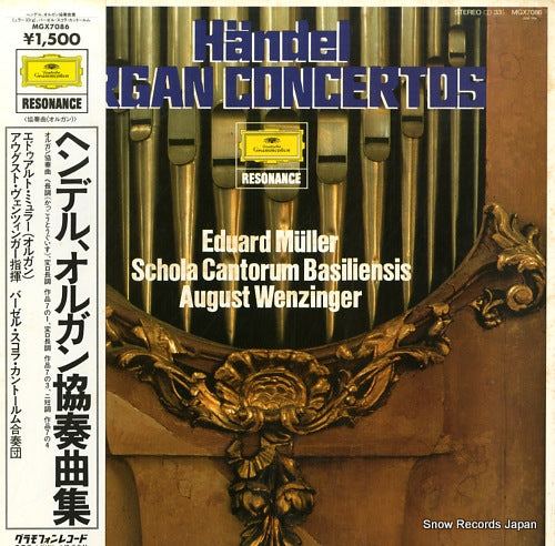 MULLER, EDUARD handel; organ concertos MGX7086