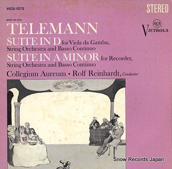 REINHARDT, ROLF telemann; suite in d VICS-1272