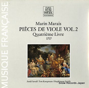 SAVALL, JORDI marin marais; pieces de viole vol.2 6.42341AW