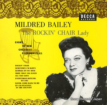 BAILEY, MILDRED the rockin' chair lady VIM-4507