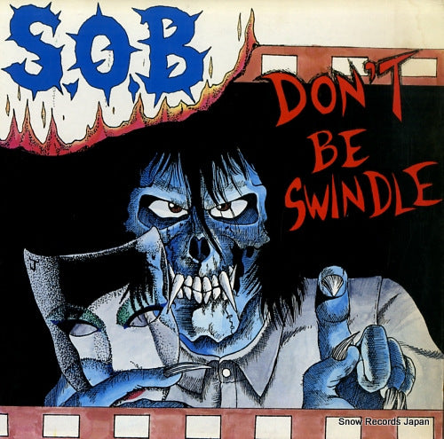 S.O.B don't be swindle PLATE-BEL-12020
