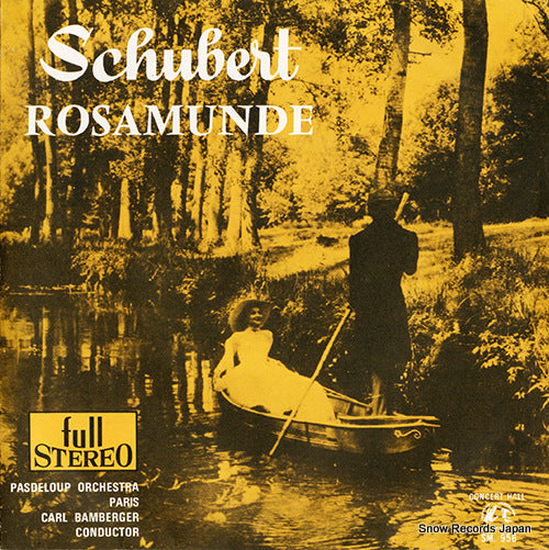 BAMBERGER, CARL schubert; rosamunde,op.26(incident music) entr'acte music no.3 SM.956