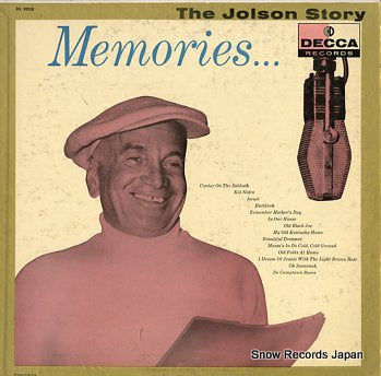 JOLSON, AL the jolson story - memories DL9038