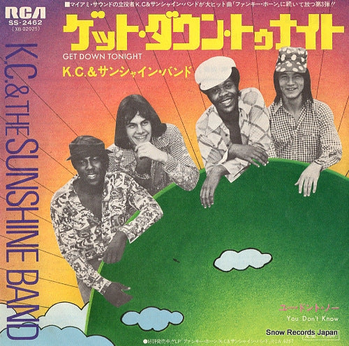 K.C. AND THE SUNSHINE BAND get down tonight SS-2462