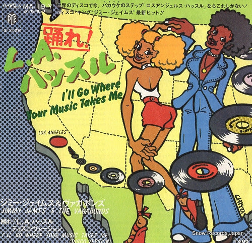 JAMES, JIMMY, AND THE VAGABONDS i'll go where your music takes me MA-19-Y