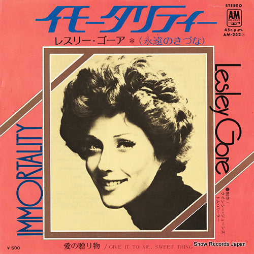 GORE, LESLEY immortality AM-252