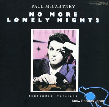 MCCARTNEY, PAUL no more lonely nights S14-101