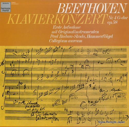 BADURA-SKODA, PAUL beethoven; klavierkonzert nr.4 ULS-3242-H