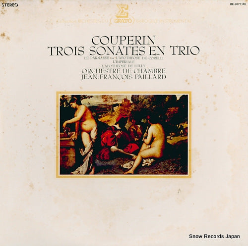PAILLARD, JEAN-FRANCOIS couperin; trois sonates en trio RE-1077-RE