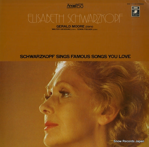 SCHWARZKOPF, ELISABETH schwarzkopf sings famous songs you love EAC-70145