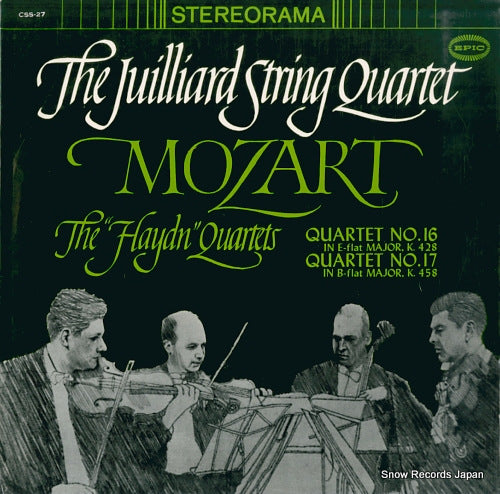 JUILLIARD STRING QUARTET, THE mozart; haydn quartets no.16 / no.17 CSS-27