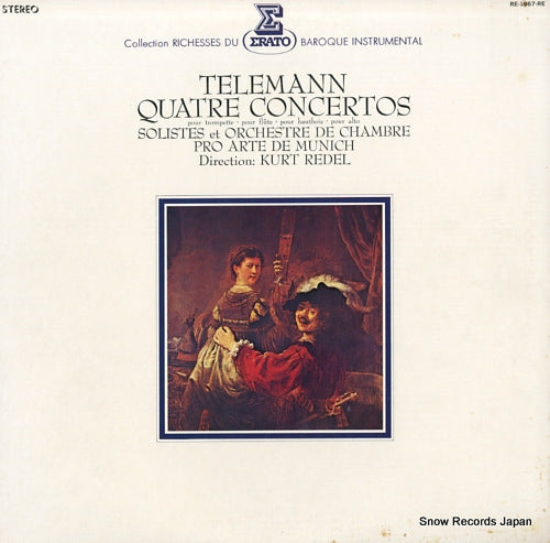 REDEL, KURT telemann; quatre concertos RE-1067-RE