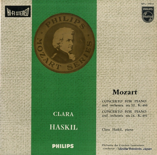 HASKIL, CLARA mozart; concerto for piano no.20, no.24 SFL-7510