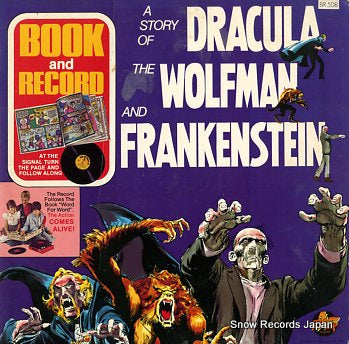 POWER RECORDS a story of dracula, the wolf man and frankenstein BR508