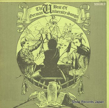 KUNZ, ERICH the best of german university songs K18C-9293