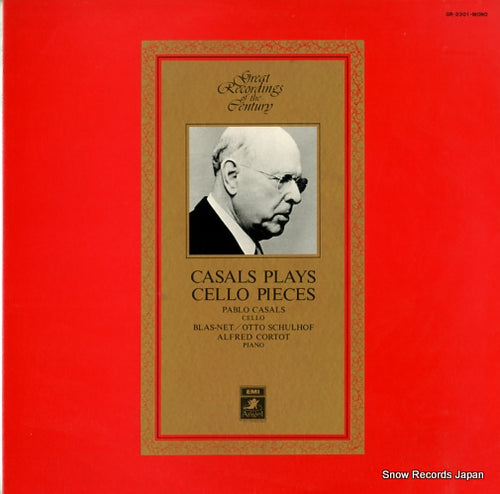 CASALS, PABLO plays cello pieces GR-2301