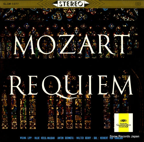 KARAJAN, HERBERT VON mozart; requiem SLGM-1077