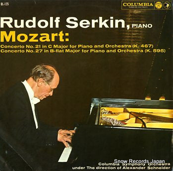 SERKIN, RUDOLF mozart; concerto no.21 & no.22 OL-125