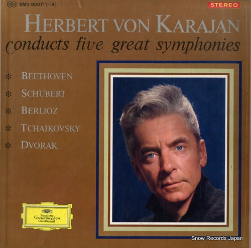 KARAJAN, HERBERT VON conducts five great symphonies SMG-9007