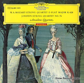 AMADEUS QUARTET mozart:string quartett e-flat major k.428 SLGM-1423
